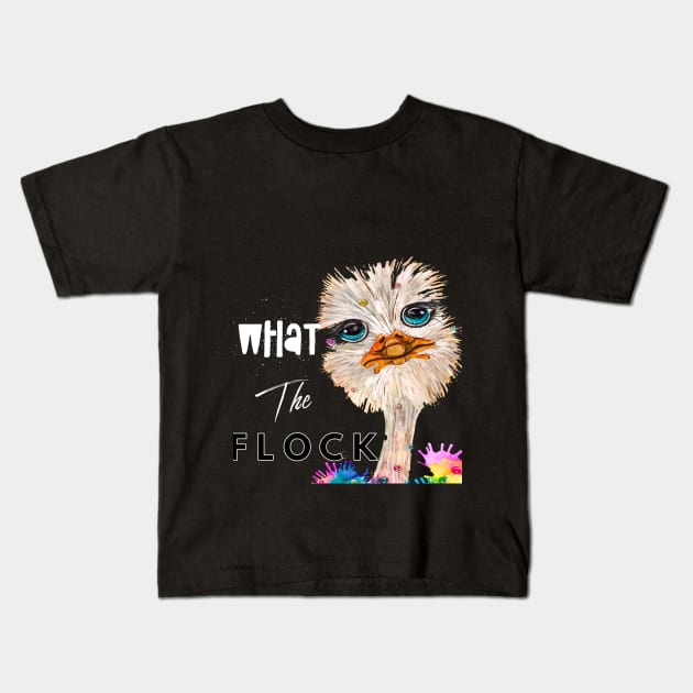 What the Flock Kids T-Shirt by Ana Jones Studio 